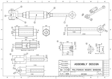 Latihan 3 Gambar Teknik Mesin 2 Dimensi Guru Teknik Mesin | Images and Photos finder