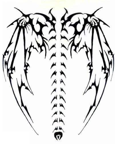 demonwingset by tribbul Tattoo Style Drawings, Tattoo Sketches, Body ...