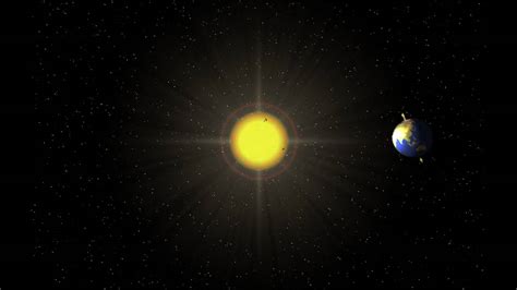 Earth Orbiting The Sun