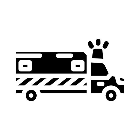 emergency services alert glyph icon vector illustration 26825540 Vector ...