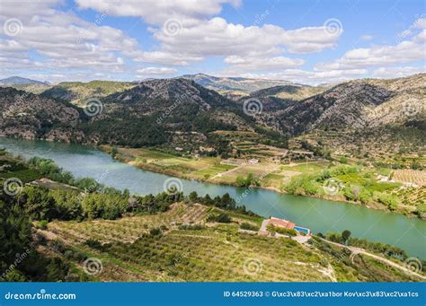 Panoramic View of the Ebro River, Spain Stock Image - Image of medieval, landmark: 64529363