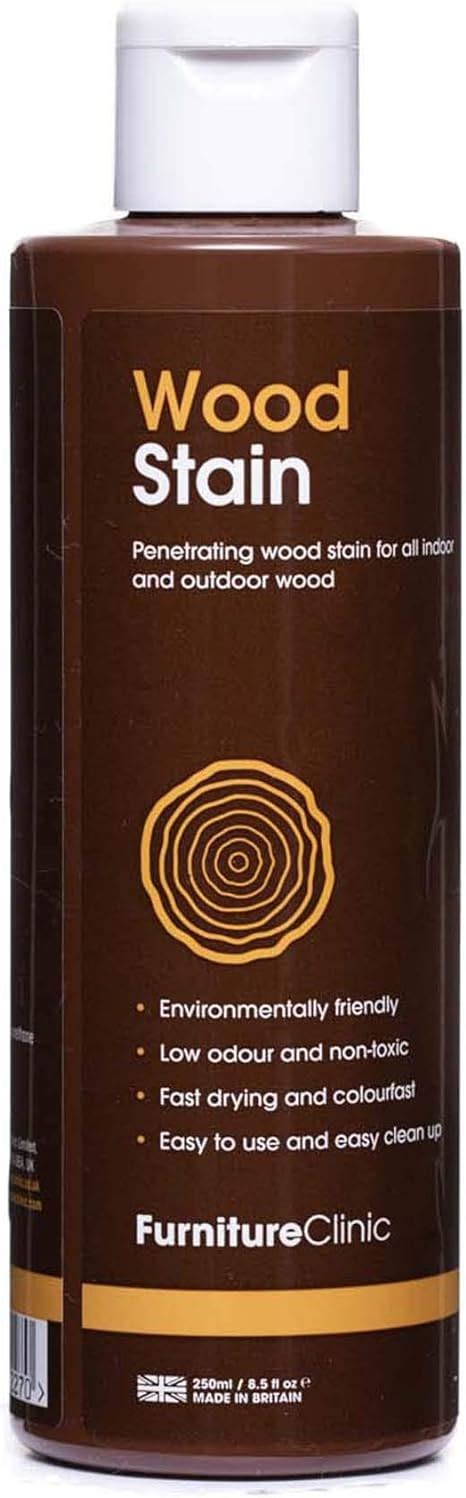 Furniture Clinic Wood Stain | Non-Toxic Wood Stain for Indoor & Outdoor ...