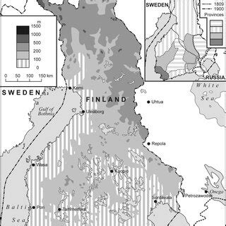 Russian map of the Grand Duchy of Finland Source: based on Brockhaus ...