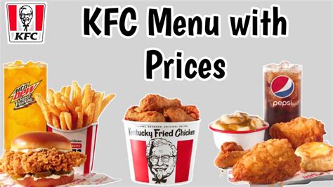 KFC Menu with Prices 2024 USA [UPDATED]