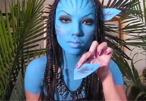 Avatar Makeup Tutorial! #Halloweentip - Musely