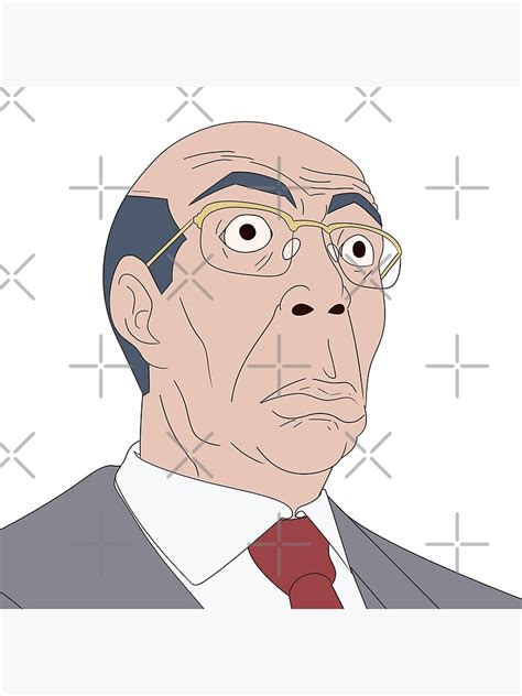 "Old Man Anime Meme Face" Photographic Print for Sale by Tan-g-Man | Redbubble