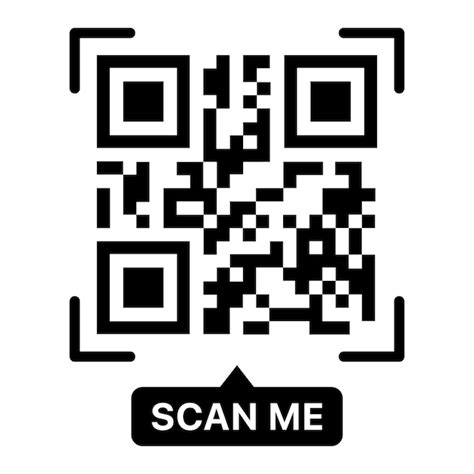 Free Vector | Scan Me QR Code