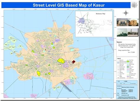 Street Level GIS Map of Kasur | Pakistan GIS