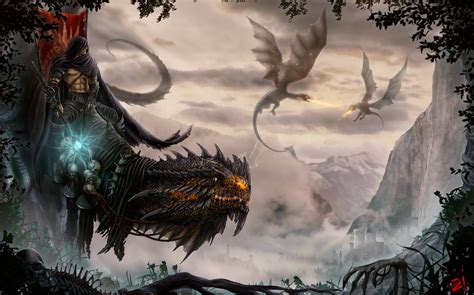 1024x768 resolution | dragons illustration, dragon, fantasy art, skull ...