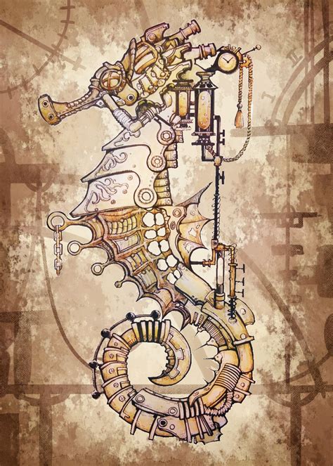 by 魅日屋 | Steampunk art drawing, Steampunk illustration, Steampunk drawing