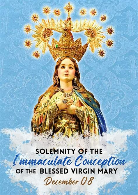 SOLEMNITY OF THE IMMACULATE CONCEPTION OF THE BLESSED VIRGIN MARY - 8 ...