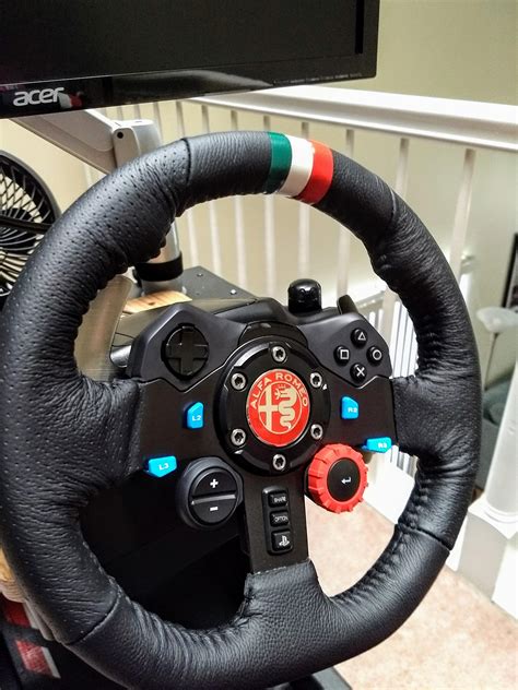 Sometimes, its the little things: Logitech G29 cosmetic mods : r/simracing