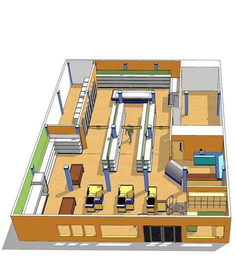 Supermarket Building Plan