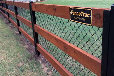 4-Ft wood & metal rail fence panels (DIY Kits) - FenceTrac