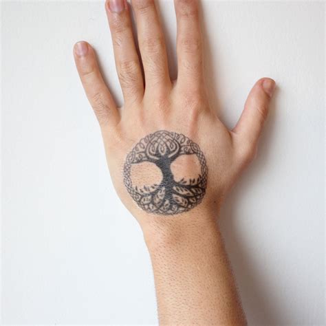 Yggdrasil Symbol Temporary Tattoo – TattooIcon