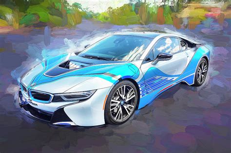 2015 BMW I8 HYBRID Sports Car Photograph by Rich Franco - Pixels