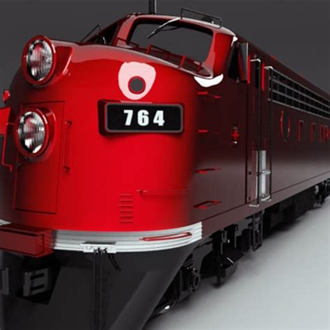 3ds locomotive emd f7