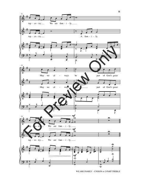 We Are Family (Unison/Two-Part ) by Joseph M | J.W. Pepper Sheet Music