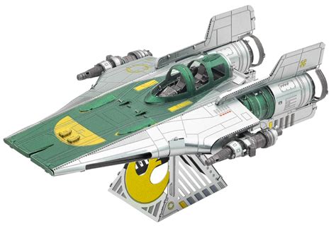 Metal Earth Star Wars Resistance A-Wing Fighter | 3D Metal Model Kits