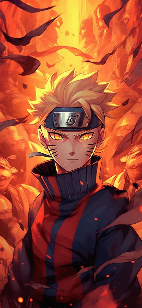 Naruto Nine-tailed Fox Orange Wallpapers - Wallpapers Clan