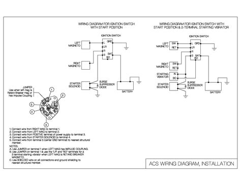 Ignition Switch Wiring Diagram – ACS Products Company