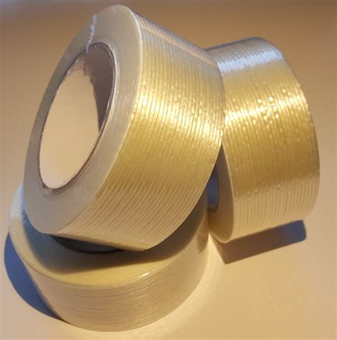 Tape, Filament, 50 mm x 50 m, lige armeret – Papirlageret