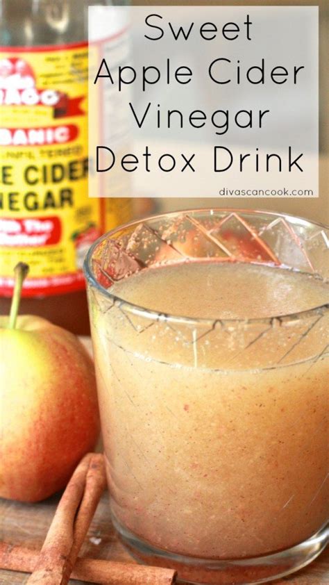 Sweet Apple Cider Vinegar Detox Drink