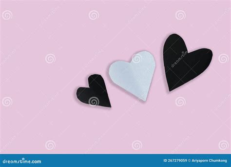 Heart Shaped Paper Cutting Design with Empty Space. Stock Illustration - Illustration of shape ...