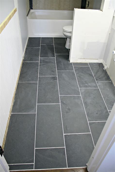 How to tile a bathroom floor (it's done!) | WHITE HOMES