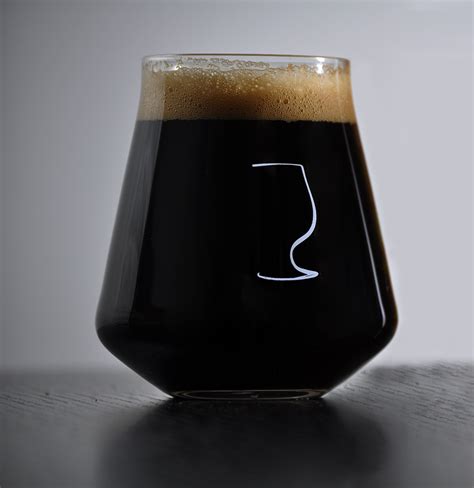 Silhouette Imperial Stout Glass | Stout Beer Glass | 11oz - I Prefer Craft Beer