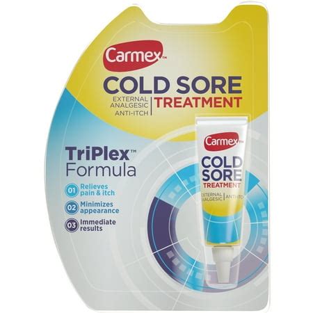 Carmex Cold Sore Treatment, 0.07 oz - Walmart.com