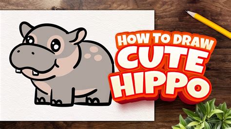 Cute Drawings Of Hippos