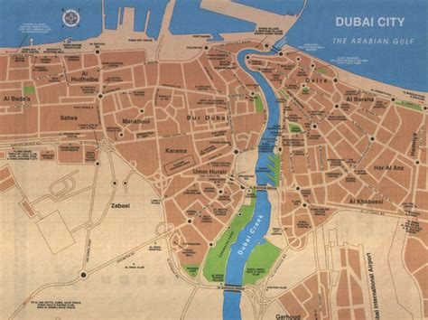 Printable Map Of Dubai | Printable Maps