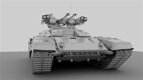 T-72 Terminator Hight poly 3D model | CGTrader