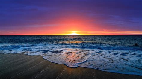 4K Sunset Beach Wallpaper : Baga Beach Sunset 4k Widescreen Background Image For Windows - Kelly ...