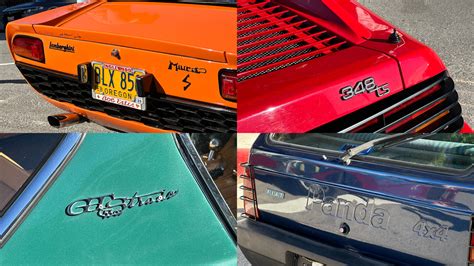 If You Love Fonts And Graphic Design, Go To A Classic Car Show - WebTimes