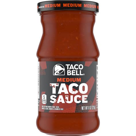 Taco Bell Medium Taco Sauce, 8 oz Bottle - Walmart.com - Walmart.com