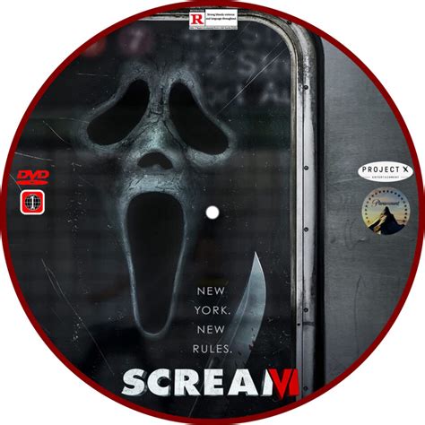 Scream 6 (2023) R1 Custom DVD Label - DVDcover.Com