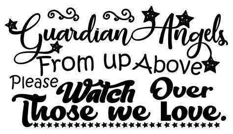 Guardian Angel Saying - Angel Quote or Clipart: JPG, SVG