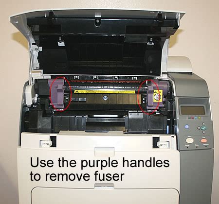 HP Color LaserJet 4700 4730mfp fuser installation instructions