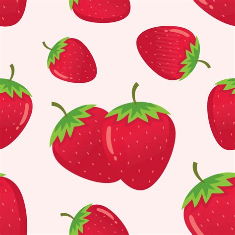 Seamless pattern of Strawberries 6788839 Vector Art at Vecteezy