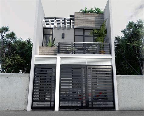 Row House Design With Second Floor | Floor Roma