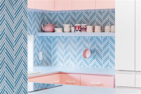 17 Kitchens That Go Bold With Pastels - Dwell