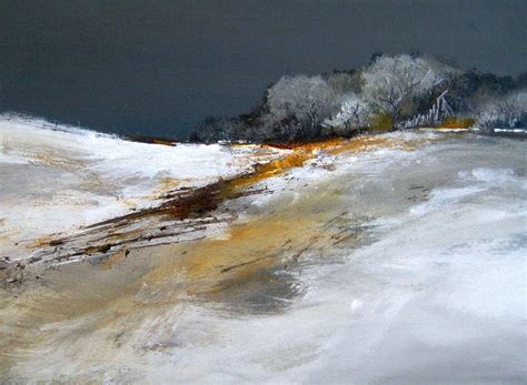 Winter fields, Tracey Waghorn, SAA Professional Members\' Galleries | Abstract art landscape ...