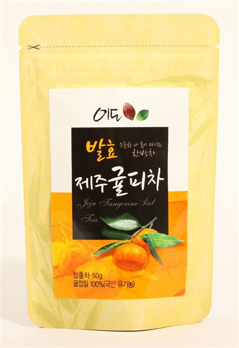 Korean tea-IDO: Jeju Tangerine Peel Tea, It Gives You The Inneer Warmth.