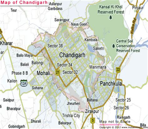 Map of Chandigarh | India In Maps