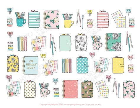 Printable Planner Stickers