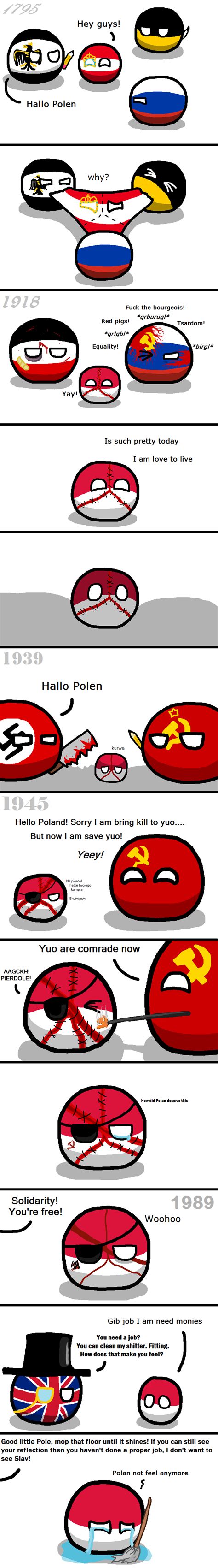 Polandball Has It Rough | Country Balls