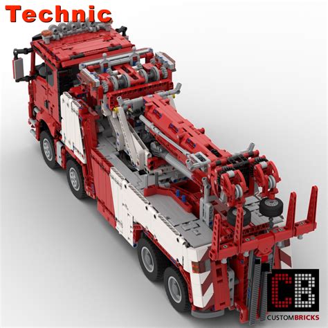 CUSTOMBRICKS.de - LEGO Technic model Custom RC Lion TGS with Effersen Rotator - MOC Custombricks ...