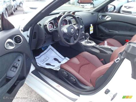 Wine Interior 2011 Nissan 370Z Sport Touring Roadster Photo #41510205 | GTCarLot.com